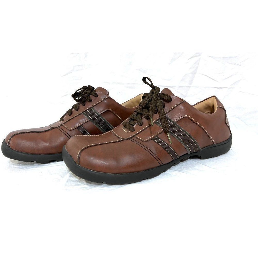 State‎ Street Men’s Brown Casual Oxfords Size 11